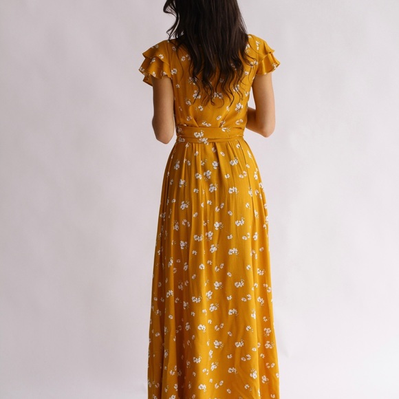 Floral maxi wrap dress - Picture 2 of 3
